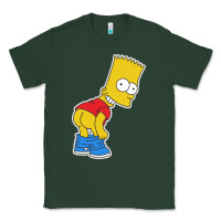 Sports Green TRIPY BART SIMPSONS Classic Tee - linhVisuals