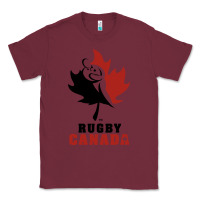 Burgundy canada rugby Classic Tee - linhVisuals