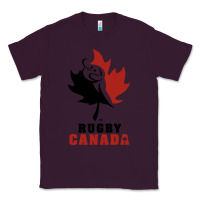 Plum canada rugby Classic Tee - linhVisuals