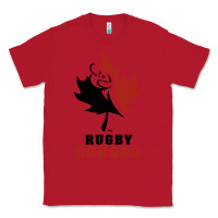 Red canada rugby Classic Tee - linhVisuals