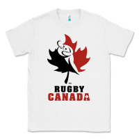 White canada rugby Classic Tee - linhVisuals
