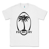 White fiji national rugby Classic Tee - linhVisuals