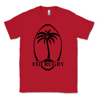 Red fiji national rugby Classic Tee - linhVisuals