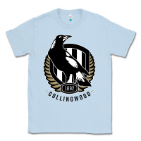 Dusty Blue collingwood fc Classic Tee - linhVisuals