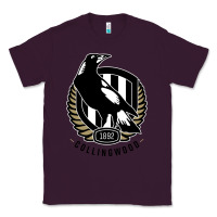 Plum collingwood fc Classic Tee - linhVisuals