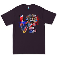 Plum patriotic Love Premium Tee - CowhideDigitalArt