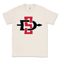 Natural san diego state aztecs Classic Tee - linhVisuals