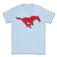 Dusty Blue smu mu5t4ng Classic Tee - linhVisuals