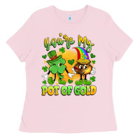 Bubblegum Pink you're my pot of gold Ladies Tee - Artiststas