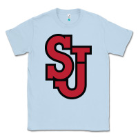 Dusty Blue st. john's red storm Classic Tee - linhVisuals