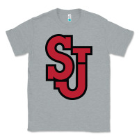 Heather Grey st. john's red storm Classic Tee - linhVisuals