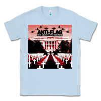 Dusty Blue anti flag for blood and empire tour dates 2022 sukoharjo Classic Tee - linhVisuals