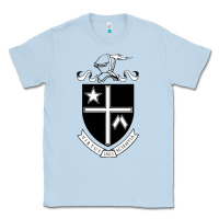 Dusty Blue la salle university Classic Tee - linhVisuals