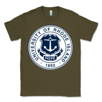 Army Green university of rhode island Classic Tee - linhVisuals