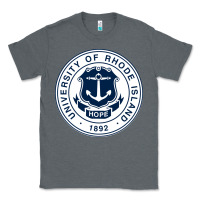 Charcoal Heather university of rhode island Classic Tee - linhVisuals