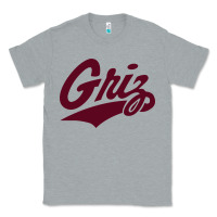 Heather Grey montana griz Classic Tee - linhVisuals