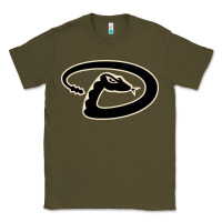 Army Green D Backs Baseball Classic Tee - linhVisuals