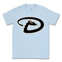 Dusty Blue D Backs Baseball Classic Tee - linhVisuals