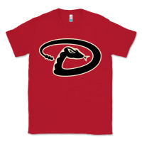 Red D Backs Baseball Classic Tee - linhVisuals