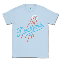 Dusty Blue The Blue Crew Baseball Classic Tee - linhVisuals
