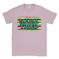 Lilac Floral Mama Tried Classic Tee - Jasminsmagicworld