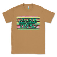Toasted Coconut Floral Mama Tried Classic Tee - Jasminsmagicworld