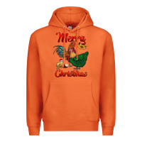 Carrot merry christmas chickens Premium Hoodie - RanaPortraitStore
