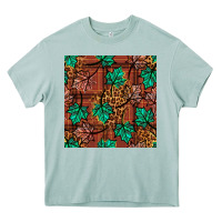Arona fall leaves seamless pattern Heavy Core Tee - BundleAndBundleShop