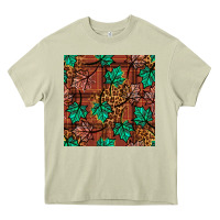 Mossy fall leaves seamless pattern Heavy Core Tee - BundleAndBundleShop