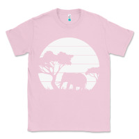 Bubblegum Pink elephant art Classic Tee - linhVisuals