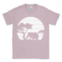 Lilac elephant art Classic Tee - linhVisuals