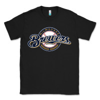 Black The Brew Crew Baseball Classic Tee - linhVisuals