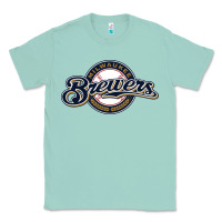 Seafoam The Brew Crew Baseball Classic Tee - linhVisuals