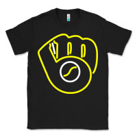 Black The Brew Crew Baseball Classic Tee - linhVisuals