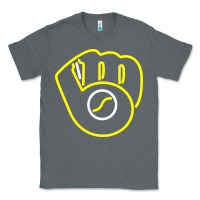 Charcoal Heather The Brew Crew Baseball Classic Tee - linhVisuals