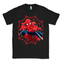 Black spidermen Classic Tee - linhVisuals