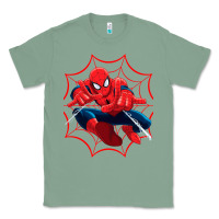 Sage spidermen Classic Tee - linhVisuals