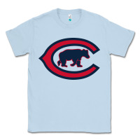 Dusty Blue The Cubbies Baseball Classic Tee - linhVisuals