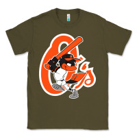 Army Green The O_S Baseball Merch Classic Tee - linhVisuals