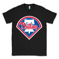 Black The Phils Baseball Merch Classic Tee - linhVisuals
