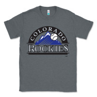 Charcoal Heather The Rocks Baseball Gifts Classic Tee - linhVisuals