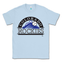 Dusty Blue The Rocks Baseball Gifts Classic Tee - linhVisuals