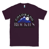 Plum The Rocks Baseball Gifts Classic Tee - linhVisuals