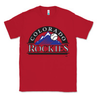 Red The Rocks Baseball Gifts Classic Tee - linhVisuals