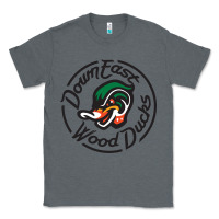 Charcoal Heather Down East Wood Ducks Classic Tee - linhVisuals