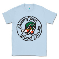 Dusty Blue Down East Wood Ducks Classic Tee - linhVisuals