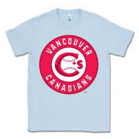 Dusty Blue Vancouver Canadians (2) Classic Tee - linhVisuals