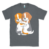 Charcoal Heather beagle t  shirt cute beagle dog love t  shirt Classic Tee - linhVisuals