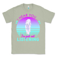 Matcha bedlington terrier t  shirt i hear you i'm just not listening bedlingt Classic Tee - linhVisuals