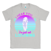 Moon Dust bedlington terrier t  shirt i hear you i'm just not listening bedlingt Classic Tee - linhVisuals